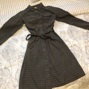 Shirt dress with modern pattern!